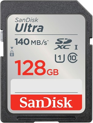 SanDisk ULTRA SDXC 128 GB SDXC UHS-I Card Class 10 140 MB/s  Memory Card