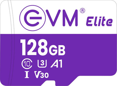 EVM EETF/128GU3 MEMORY CARD 128 GB TF Card Class 10 100 MB/s  Memory Card Compatible with Computer