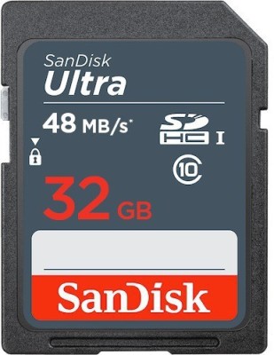 SanDisk Ultra Camera 32 GB Ultra SDHC Class 10 100 MB/s  Memory Card