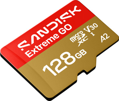 SanDisk SDSQXGN-128G-GN6MN SANDISK Extreme GO microSDXC UHS-I Card 128 GB MicroSDXC Class 10 240 MB/s  Memory Card Compatible with Mobile, Computer, Tablet, Camera, Gaming Console