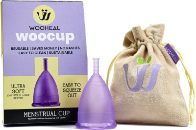 wooheal Medium Reusable Menstrual Cup(Pack of 1)