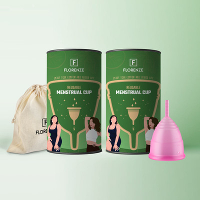 FLORENZE Small Reusable Menstrual Cup(Pack of 2)