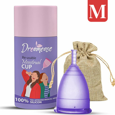 Dreamease Medium Reusable Menstrual Cup(Pack of 1)