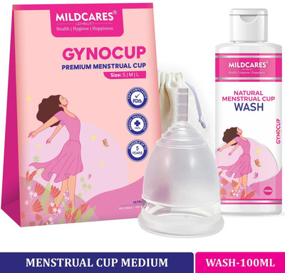 Gynocup Medium Reusable Menstrual Cup(Pack of 1)