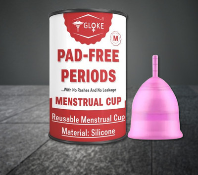 GLOKE Medium Reusable Menstrual Cup(Pack of 1)