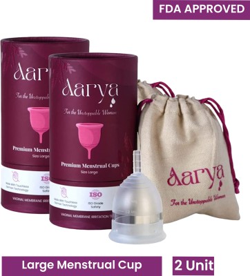 AARYA Large Reusable Menstrual Cup(Pack of 2)
