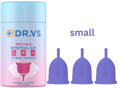 DR.VS Small Reusable Menstrual Cup(Pack of 3)