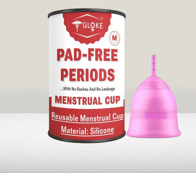 GLOKE Medium Reusable Menstrual Cup(Pack of 1)