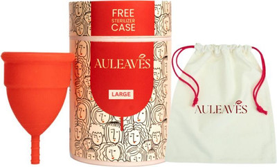 Auleaves Large Reusable Menstrual Cup(Pack of 1)