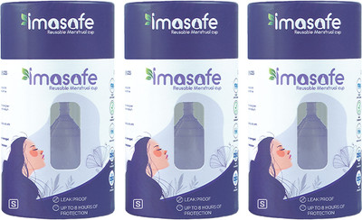 Imasafe Small Reusable Menstrual Cup(Pack of 3)