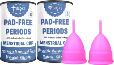 GLOKE Small Reusable Menstrual Cup(Pack of 2)