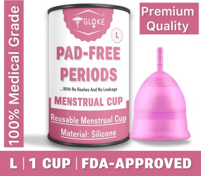 GLOKE Large Reusable Menstrual Cup(Pack of 1)