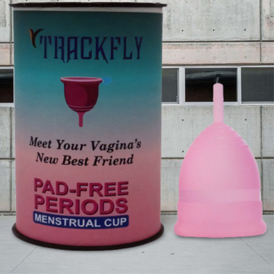 TrackFly Medium Reusable Menstrual Cup(Pack of 1)