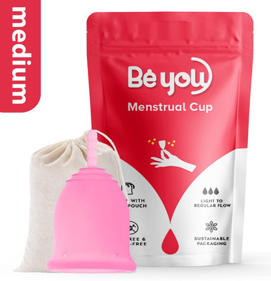 BEYOU Medium Reusable Menstrual Cup(Pack of 1)