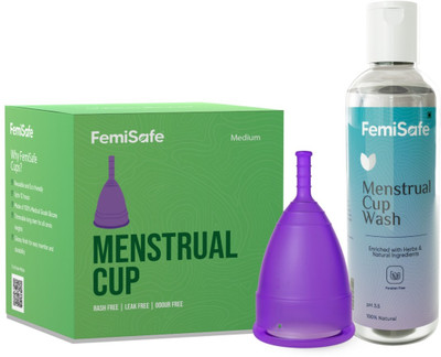 Femisafe Medium Reusable Menstrual Cup(Pack of 1)