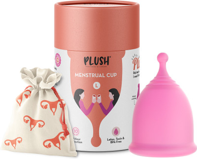PLUSH Large Reusable Menstrual Cup(Pack of 1)