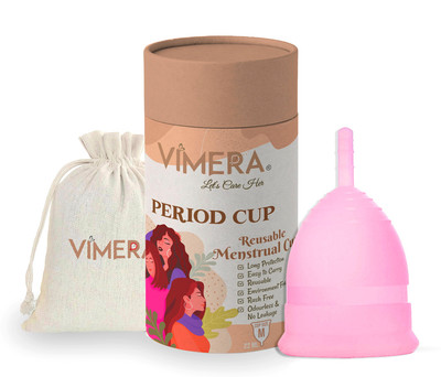 VIMERA Medium Reusable Menstrual Cup(Pack of 1)