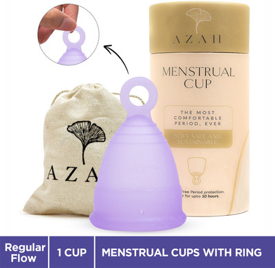 AZAH Medium Reusable Menstrual Cup(Pack of 1)