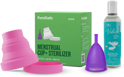 Femisafe Medium Reusable Menstrual Cup(Pack of 1)