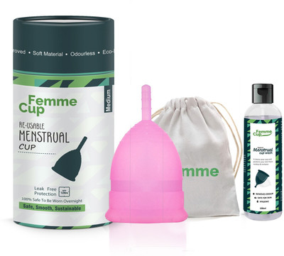 FemmeCup Medium Reusable Menstrual Cup(Pack of 1)
