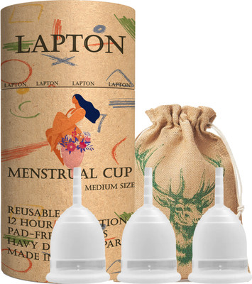 LAPTON Small Reusable Menstrual Cup(Pack of 3)