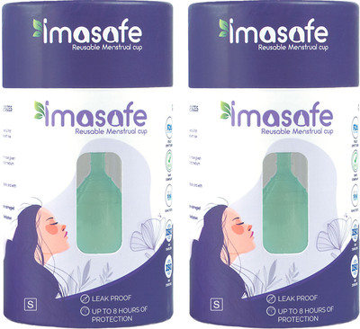 Imasafe Small Reusable Menstrual Cup(Pack of 2)