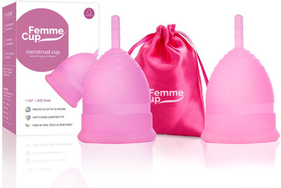 FemmeCup Small Reusable Menstrual Cup(Pack of 2)
