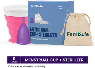 FemiSafe Small Reusable Menstrual Cup(Pack of 2)
