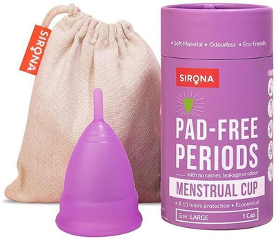SIRONA Large Reusable Menstrual Cup(Pack of 1)