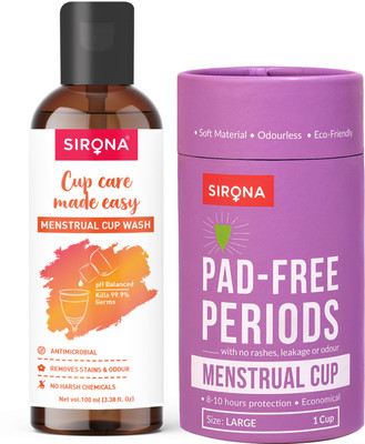 SIRONA Large Reusable Menstrual Cup(Pack of 1)