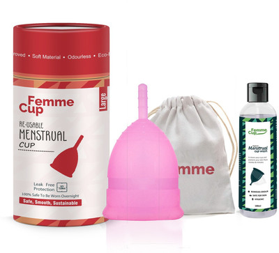 FemmeCup Large Reusable Menstrual Cup(Pack of 1)