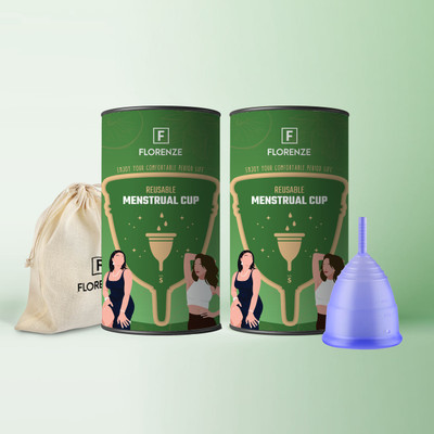 FLORENZE Small Reusable Menstrual Cup(Pack of 2)
