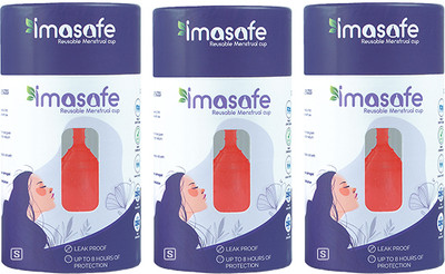 Imasafe Small Reusable Menstrual Cup(Pack of 3)