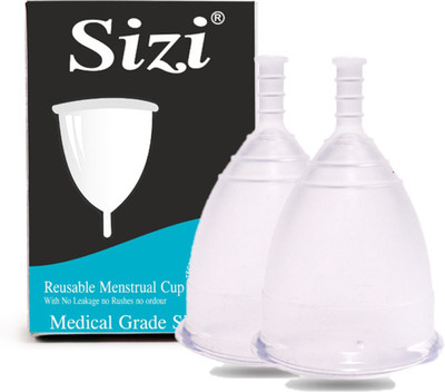 SIZI Small Reusable Menstrual Cup(Pack of 2)