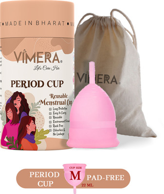 VIMERA Medium Reusable Menstrual Cup(Pack of 1)