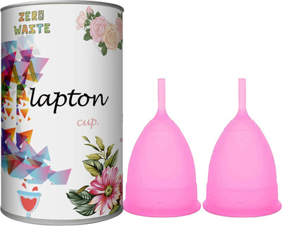 LAPTON Large Reusable Menstrual Cup(Pack of 2)
