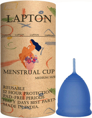 LAPTON Medium Reusable Menstrual Cup(Pack of 1)