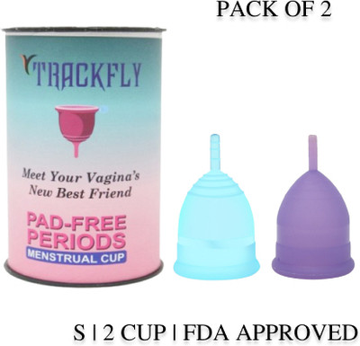 TrackFly Small Reusable Menstrual Cup(Pack of 2)