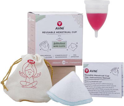 Avni Medium Reusable Menstrual Cup(Pack of 1)