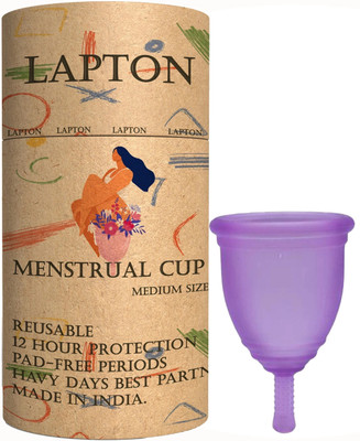 LAPTON Medium Reusable Menstrual Cup(Pack of 1)
