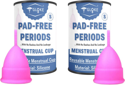 GLOKE Small Reusable Menstrual Cup(Pack of 2)