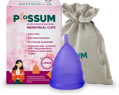 POSSUM Large Reusable Menstrual Cup(Pack of 1)
