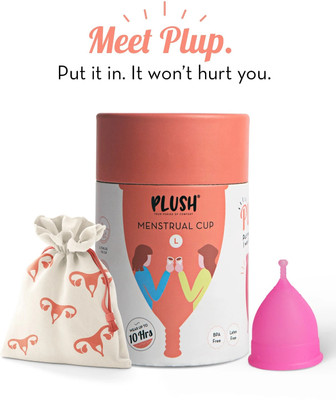 PLUSH Large Reusable Menstrual Cup(Pack of 1)