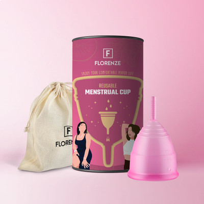 FLORENZE Medium Reusable Menstrual Cup(Pack of 1)