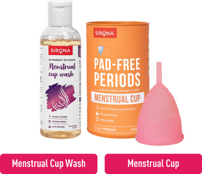 SIRONA Medium Reusable Menstrual Cup(Pack of 1)