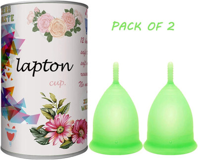 LAPTON Large Reusable Menstrual Cup(Pack of 2)