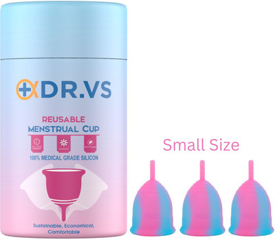 DR.VS Small Reusable Menstrual Cup(Pack of 3)