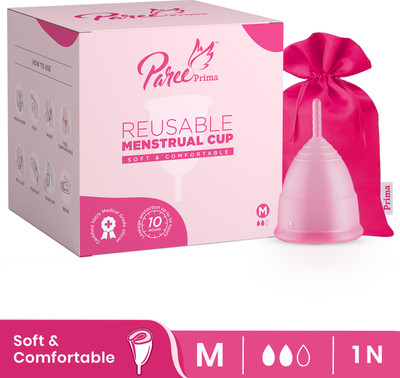Paree Medium Reusable Menstrual Cup(Pack of 1)
