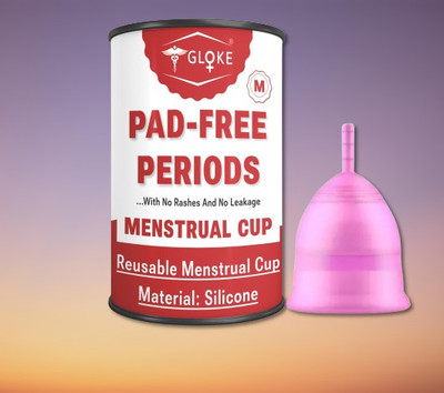 GLOKE Medium Reusable Menstrual Cup(Pack of 1)