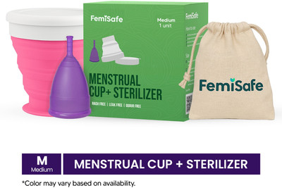 FemiSafe Medium Reusable Menstrual Cup(Pack of 1)